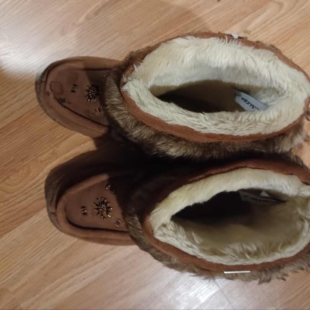 Vintage Winter Boots, full leather,  very warm and comfortable. Slide proof